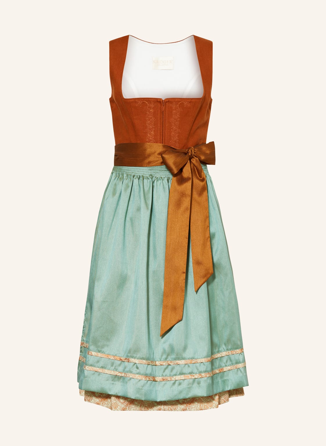 Krüger Dirndl orange von KRÜGER