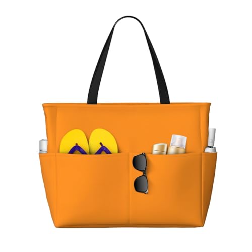 KSEFXXPKA Strand-Reisetasche, Schultertasche, Schultertasche, Schultertasche, für Fitnessstudio, Reisen, Alltag, aprikose, Einheitsgröße von KSEFXXPKA