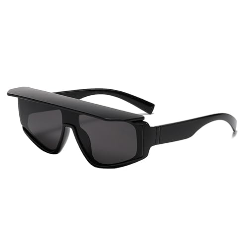 KUAIYIJU Quadratische Sonnenbrille, modische Sonnenbrille für Erwachsene, Karneval, Nachtclub, Reise, Modell-Show, Sonnenbrille mit schmalem Sonnenschutz, modische Sonnenbrille für Damen, 2024 Trend, von KUAIYIJU