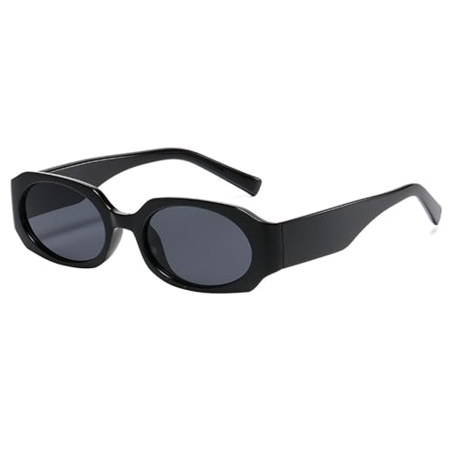 KUAIYIJU Trend-Sonnenbrille mit schmalem Rahmen für Teenager, Mädchen, ovale Gläser, lustig, für Erwachsene, Karneval, Nachtclub, Strand, Ausflüge, Dekoration, modische Sonnenbrille für Damen, 2024 von KUAIYIJU