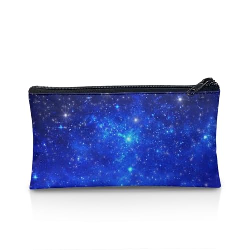 KUIFORTI Kinder-Federmäppchen für Jungen, Schule, Stiftebox, großes Federmäppchen, Teenager, Mädchen, Schulbedarf, Blue Galaxy Night, Einheitsgröße, Taschen-Organizer von KUIFORTI