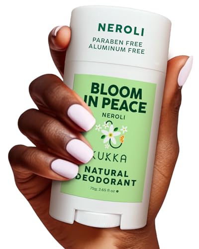 Kukka Deodorant – Bloom In Peace Aluminiumfreies Deodorant für Damen und Herren – Langanhaltendes Reise-Deodorant für den ganzen Körper (75 g) von KUKKA essential oils