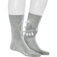 KUNERT Men Herren Socken Grau Mikrofaser unifarben von KUNERT Men