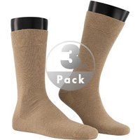 KUNERT Men Herren Socken beige Baumwolle unifarben von KUNERT Men