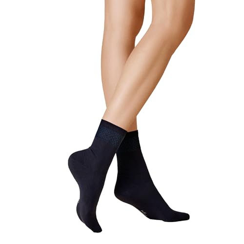 KUNERT Damen Socken Blue biologisch abbaubar Marine 0350 35/38 von KUNERT