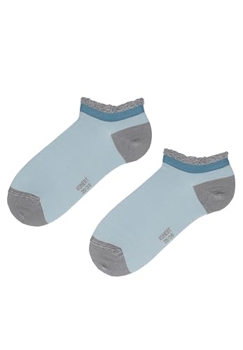 KUNERT Damen Sneaker Socken Elegant Romance dove-blue 1517 35-38 KUNERT Damen Sneaker Socken Elegant Romance dove-blue 1517 35-38 von KUNERT