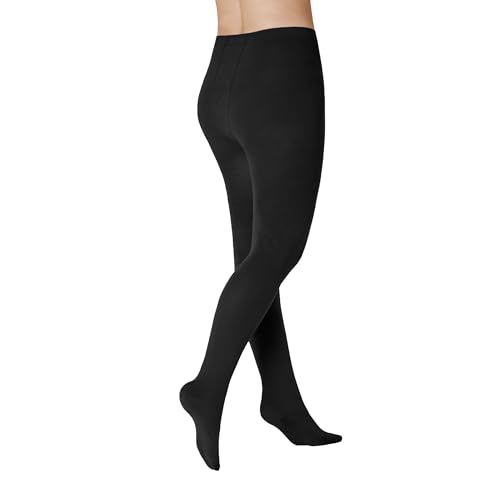 KUNERT Damen Strumpfhose Sensual Cotton Curvy Komfortgröße 130 DEN Black 0070 49/51 KUNERT Damen Strumpfhose Sensual Cotton Curvy Komfortgröße 130 DEN Black 0070 49/51 von KUNERT