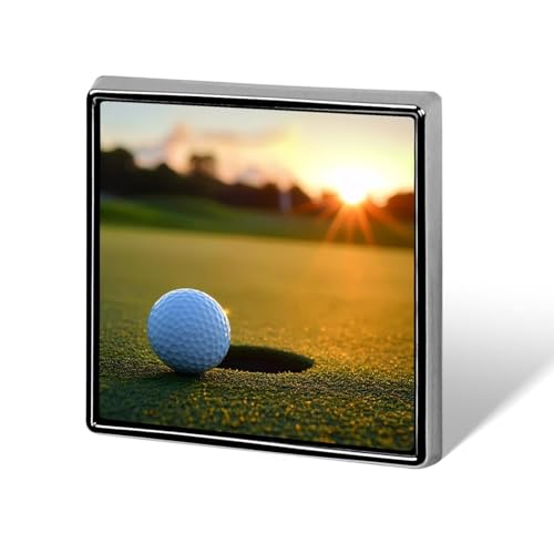 Cool Golf Ball Brooch Pins for Women Men Square Collar Lapel Pins Coat Jacket Accessories Cool Golf Ball Brooch Pins for Women Men Square Collar Lapel Pins Coat Jacket Accessories von KWQDOZF