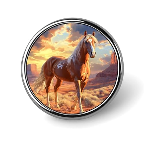 Horse Brooch Pins for Women Men Cute Badge Lapel Pins for Backpack Dress Accessories Horse Brooch Pins for Women Men Cute Badge Lapel Pins for Backpack Dress Accessories von KWQDOZF