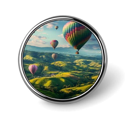 Hot-Air Balloons Brooch Pins for Women Men Cute Badge Lapel Pins for Backpack Dress Accessories Hot-Air Balloons Brooch Pins for Women Men Cute Badge Lapel Pins for Backpack Dress Accessories von KWQDOZF