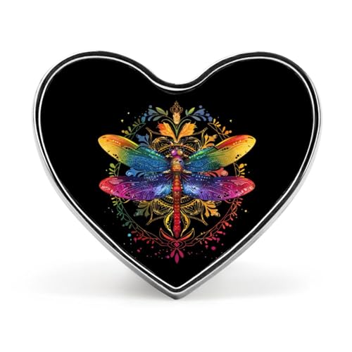 Mandala Dragonfly Chakra Dragonflies Brooch Pins Heart Badge Collar Lapel Pins Dress Coat Accessories for Women Men Mandala Dragonfly Chakra Dragonflies Brooch Pins Heart Badge Collar Lapel Pins Dress Coat Accessories for Women Men von KWQDOZF