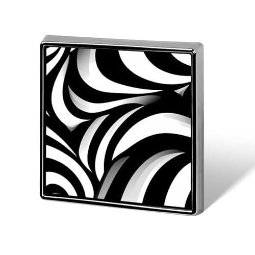 Psychedelic Swirl Print Spiral Brooch Pins for Women Men Square Collar Lapel Pins Coat Jacket Accessories Psychedelic Swirl Print Spiral Brooch Pins for Women Men Square Collar Lapel Pins Coat Jacket Accessories von KWQDOZF