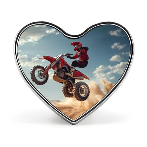 Three Wheeler Motocross Brooch Pins Heart Badge Collar Lapel Pins Dress Coat Accessories for Women Men Three Wheeler Motocross Brooch Pins Heart Badge Collar Lapel Pins Dress Coat Accessories for Women Men von KWQDOZF