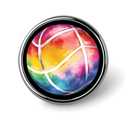 Volleyball Ball Tie-dye Brooch Pins for Women Men Cute Badge Lapel Pins for Backpack Dress Accessories Volleyball Ball Tie-dye Brooch Pins for Women Men Cute Badge Lapel Pins for Backpack Dress Accessories von KWQDOZF