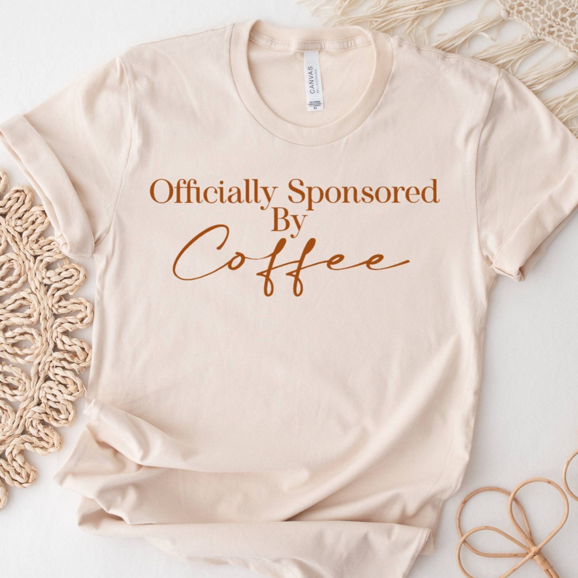 Frauen Geschenk | Kaffee Shirt Kaffeeliebhaber Mitarbeiter Java T-Shirt Unisex Mokka Hemd Natur Offiziell Gesponsert Von Coffee© von KaAnsDesigns