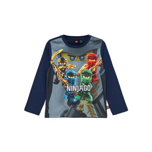 Lego NINJAGO - LWTANO 111 - T-Shirt L/S - Dark Navy - 116 von Kabooki