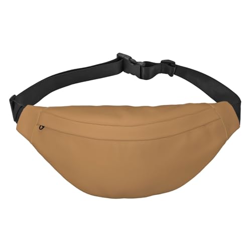 Einfarbig, goldfarben, geeignet für Sport, Laufen, Reisen, Outdoor-Bodypacks, Unisex, für Herren und Damen, Einfarbig, Braun, Einheitsgröße, Fahrradrucksack von KadUe