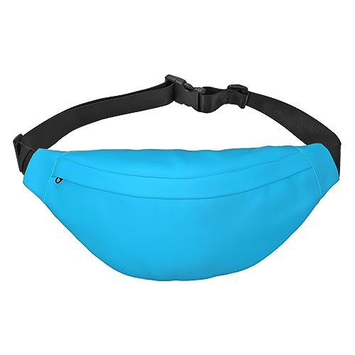 Einfarbig, goldfarben, geeignet für Sport, Laufen, Reisen, Outdoor-Bodypacks, Unisex, für Herren und Damen, Einfarbig, Hellblau, Einheitsgröße, Fahrradrucksack von KadUe