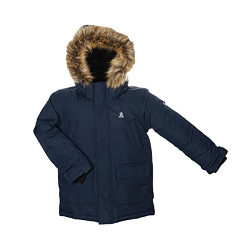 Kamik Aden Parka mit Pelzkragen Mädchen blau von Kamik