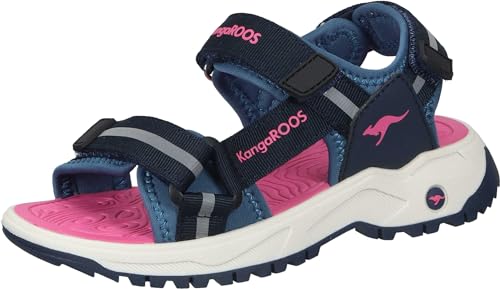 KangaROOS Damen K-AS Elwi Sandale, dk Navy/Daisy pink, 35 EU von KangaROOS