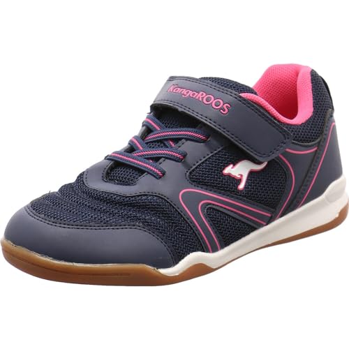 KangaROOS Damen K-Breezeyard EV Sneaker, dk Navy/Daisy pink, 38 EU von KangaROOS