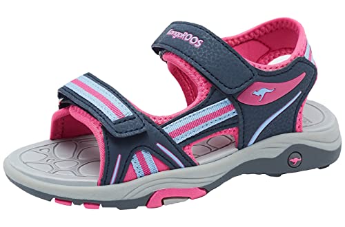 KangaROOS Damen K-Leni Bari Sandale, dk Navy/Daisy pink, 36 EU von KangaROOS