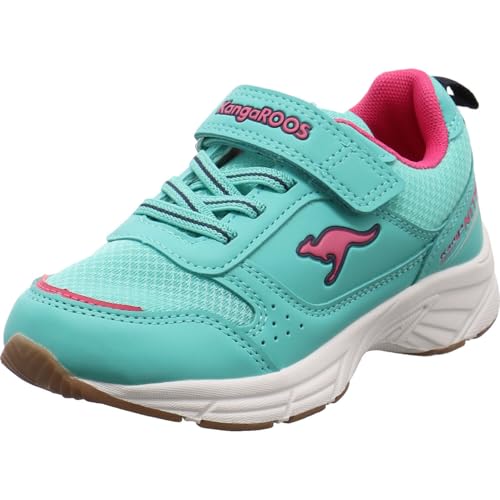 KangaROOS Damen K-NI Keno EV Sneaker, Ocean/Daisy pink, 35 EU von KangaROOS