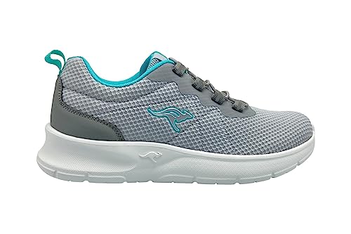 KangaROOS Damen K-NJ Camila Sneaker, Ultimate Grey/Aqua Sky, 39 EU von KangaROOS