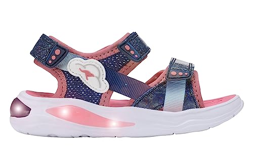 KangaROOS Damen K-SLS Cloud Sandale, Navy/Dusty Rose, 35 EU von KangaROOS