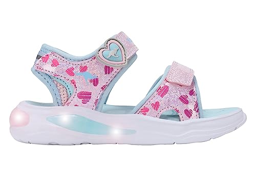 KangaROOS Damen K-SLS Pony Sandale, metallic Rose/Blue Sky, 35 EU von KangaROOS