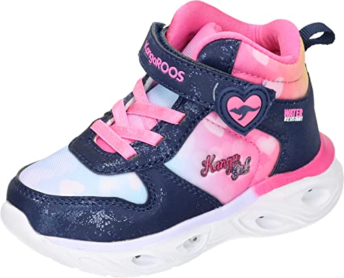 KangaROOS Damen K-sl Glim Ev Sneaker, Dk Navy Daisy Pink, 35 EU von KangaROOS