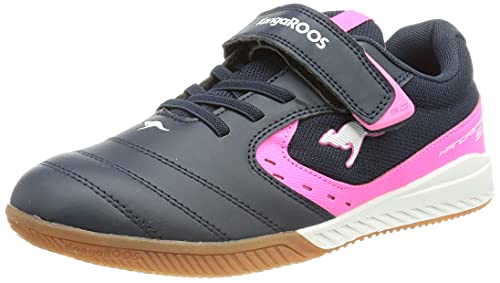 KangaROOS Damen K5-Court EV Sneaker, dk Navy/neon pink, 37 EU von KangaROOS