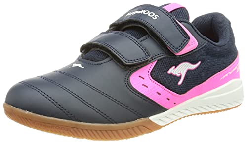 KangaROOS Damen K5-Court V Sneaker, dk Navy/neon pink, 35 EU von KangaROOS