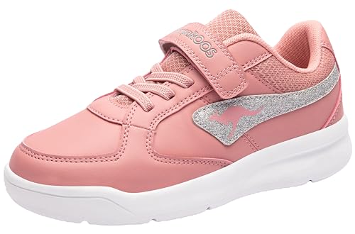 KangaROOS Unisex Kinder K-cope Ev Sneaker, Dusty Rose Silver, 28 EU von KangaROOS