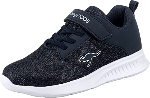 KangaROOS Unisex Kinder Kl-calles Ev Sneaker, Blau (dark navy metallic), 28 EU von KangaROOS