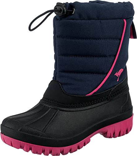 KangaROOS Mädchen K-ben Schneestiefel, Blau, 35 EU von KangaROOS