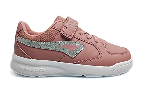 KangaROOS Unisex K-Cope EV Sneaker, Dusty Rose/Silver, 37 EU von KangaROOS