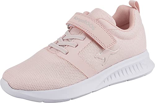 KangaROOS Unisex Kinder Kl-bling Ev Sneaker, Silber Rosa, 37 EU von KangaROOS