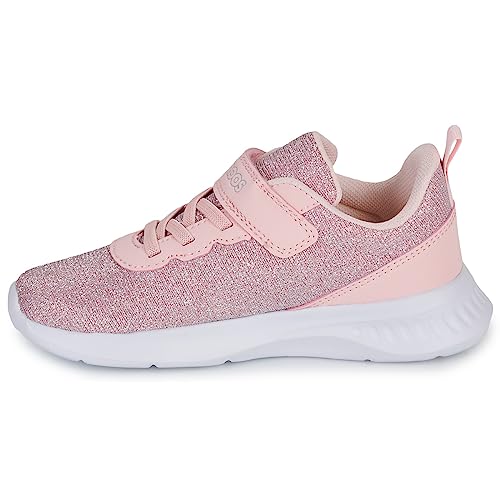 KangaROOS Unisex Kl-Glow Ev Sneaker, Frost Pink Silver, 39 EU von KangaROOS