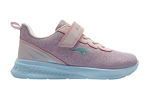 KangaROOS Unisex Kl-Glow Ev Sneaker, Frost Pink Silver, 40 EU von KangaROOS