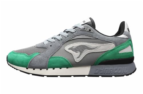 ROOS red Unisex Coil R3 Sneaker, Ultimate Grey/Green, 46 EU von KangaROOS