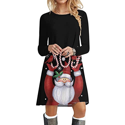 Kanpola Weihnachtskleid Damen Langarm Pullover Kleid Herbst Winter Rundhals Minikleid Rentier Druck Weihnachten Kleider Elegant Weihnachtsfeier Blusenkleid Oberteile Kanpola Weihnachtskleid Damen Langarm Pullover Kleid Herbst Winter Rundhals Minikleid Rentier Druck Weihnachten Kleider Elegant Weihnachtsfeier Blusenkleid Oberteile von Kanpola Damen Sweatshirts