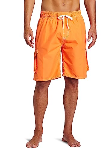 Kanu Surf Herren Barracuda (Normale und erweiterte Größen) Badehose, Orange, 2X von Kanu Surf