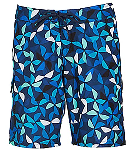 Kanu Surf Damen Schwimm-und Trainingsbrett-Shorts, LSF 50+ Boardshorts, Marineblau (Audrey Navy), 38 von Kanu Surf