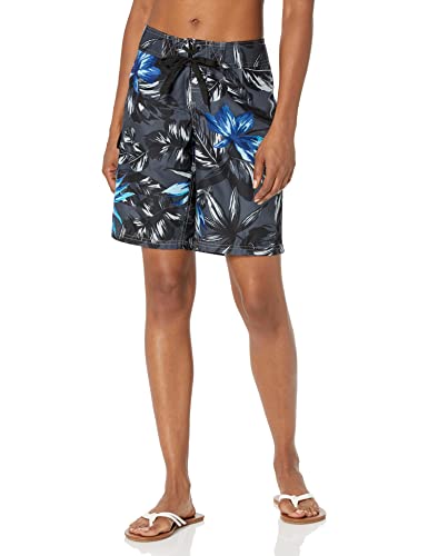 Kanu Surf Damen Marina Active Swim Board Shorts mit LSF 50+ (Normale Größen) Boardshorts, Hayley Charcoal, 44 von Kanu Surf