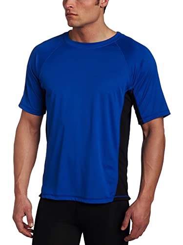 Kanu Surf Herren Cb Rashguard UPF 50+ Schwimm-Shirt (Normale und erweiterte Größen) - Blau - 5X von Kanu Surf