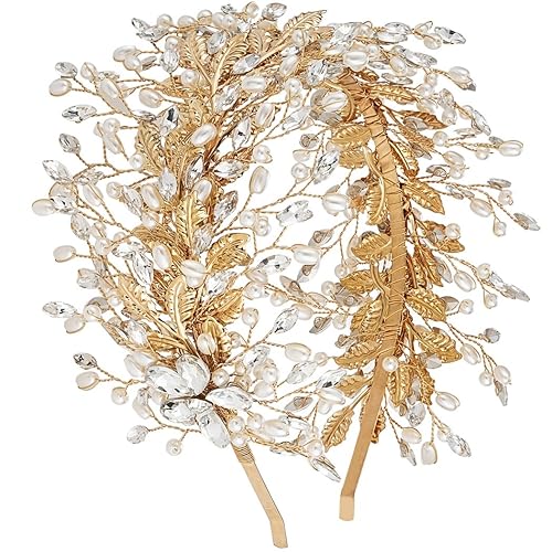 Kapmore Brautschmuck Strass Stirnband Hochzeit Haarschmuck für Bräute und Brautjungfern von Kapmore