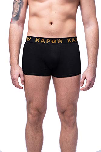 Kapow Meggings Performance Unterwäsche für Männer, Boxershorts (Midnight, L) von Kapow Meggings