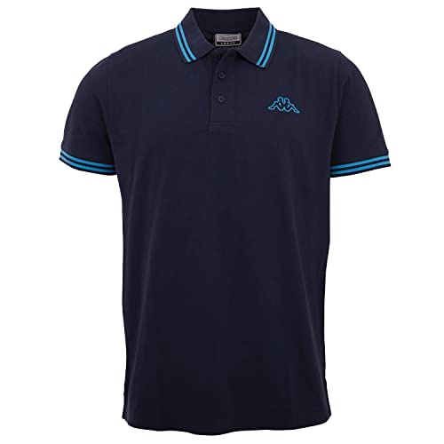 Kappa Herren Kurzarm Poloshirt STYLECODE: 709361 Aleot Men Poloshirt I Dress Blues I L von Kappa