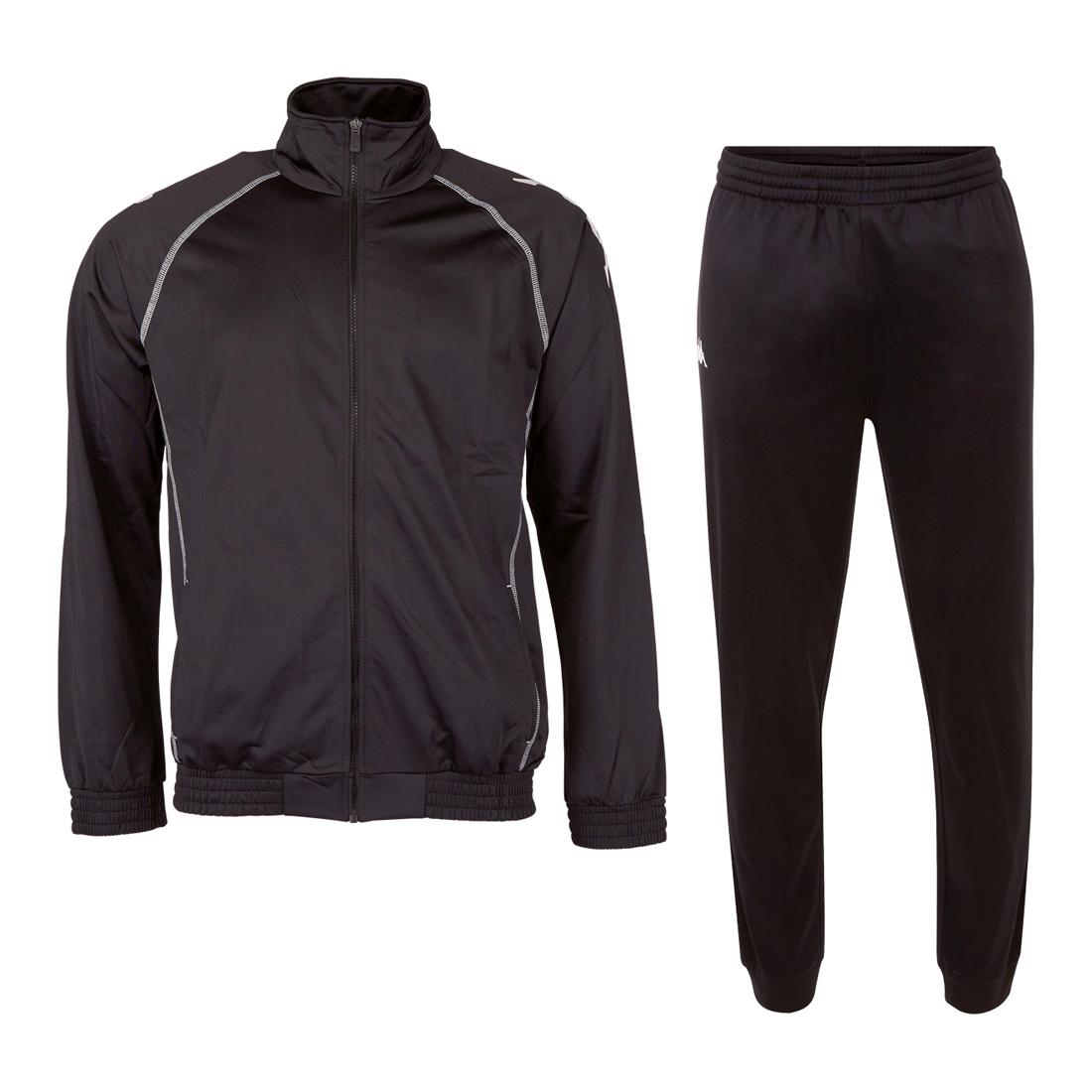 Kappa Tracksuit Unisex Jogginganzug Trainingsanzug 702759 Schwarz von Kappa